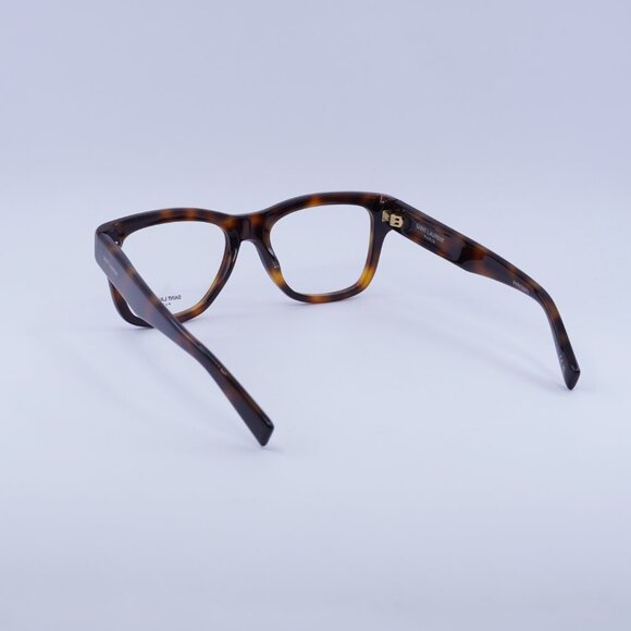 Saint Laurent SL677 003 Eyeglasses Havana 54mm Square Frame - Picture 6 of 10